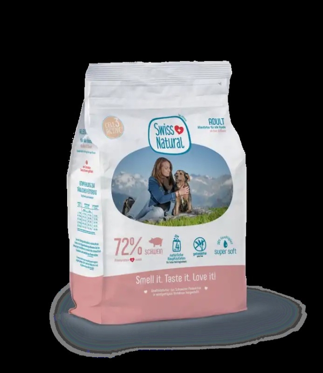 Swiss Natural Soft ADULT Porc & Pomme de Terre 4kg